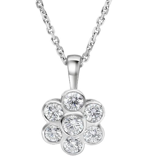 Picture of Cluster Lab-Grown Diamond Pendant (1.90ct)