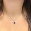 Picture of Laboratory-Grown Sapphire Drop Pendant (1.46ct)